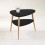 Mesa auxiliar-The H design-Mesita Buro Jimmy estilo escandinavo y moderno-Negro