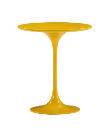 Mesa lateral marca Zuo modelo Wilco - amarillo / 401144 - Envío Gratuito