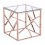 Mesa lateral marca Zuo modelo Cage - acero inoxidable / dorado / 100182