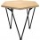 Mesa Carbono Promecio G De Acero Y Madera - Multicolor