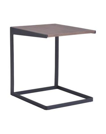 Mesa lateral marca Zuo modelo Sister - Nogal / 100151 - Envío Gratuito