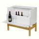 MiniBar-TheHdesign-Koktel-Estilo minimalista con madera de roble-blanco - Envío Gratuito