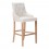 Banco para bar marca Zuo modelo Burbank - beige / 98612