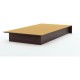 Base De Cama Moderna Individual CREA Muebles CIC1ch Clásica-Chocolate - Envío Gratuito