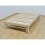 Base para Cama Individual Tradicional Desarmable Sin Pintar Muebles GM