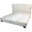 Cama King Size Regina Con Cabecera Moderna Tapiz Color