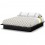 Base De Cama King Size CREA Muebles CKng Moderna-Negro Puro