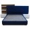 Cama Matrimonial Nuria Moderna De Madera Pino Color Azul