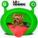 Cama Casa para Perro o Gato Monster Cave Guisapet - Verde con Rojo - Envío Gratuito