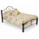 Cama matrimonial Calgary color vino