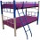 Litera Individual Meranti Color Azul con Gris