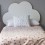 Cabecera Nube Infantil, Vintage Home Design, Nube, Madera de Pino-Blanco