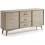 Aparador Credenza Comoda, Vintage home Designe, Fernanda, Madera de Pino 3 Cajones 2 Puertas- Gris