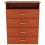 Cajonera Libano RDM03CD2015 porta TV- color cedro