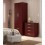 Ropero Closet Bertolini 599 2 Puertas 2 Cajones -Caoba