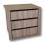 Mueble 4 Compartimientos Closet GOCA MUEBLES Nogal Terracota 60CM