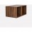 Mueble 2 Estrepaños Closet GOCA MUEBLES Nogal Terracota 60CM
