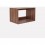 Mueble Maletero Multiusos Closet GOCA MUEBLES Nogal Terracota 60CM