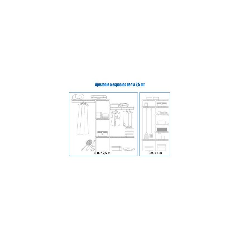 Organizadores de closet - Rejiplas